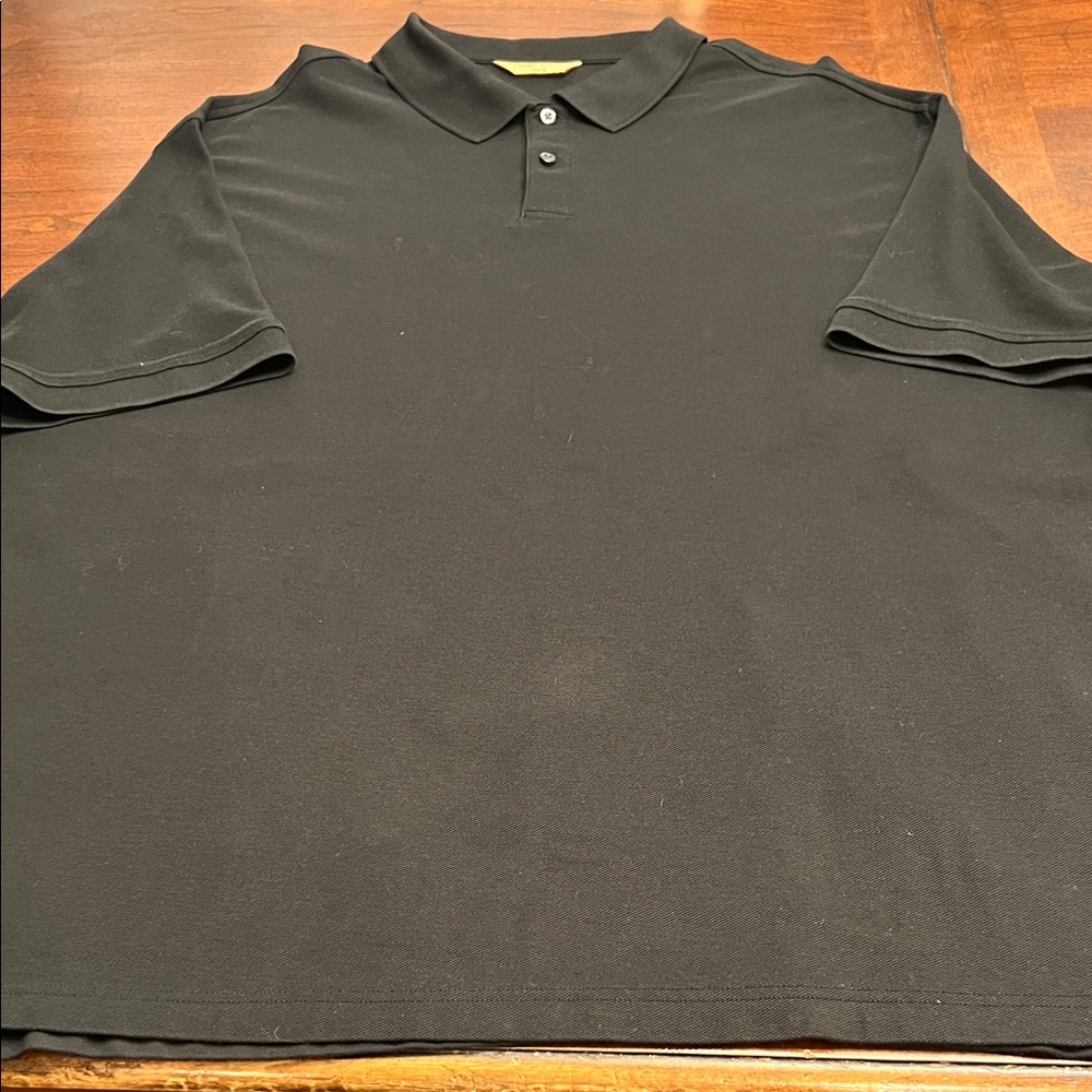 Roundtree & Yorke Black Polo Shirt